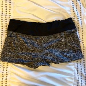Black and grey shorts